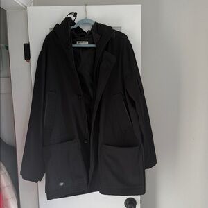 Men's Black Hooded Jacket